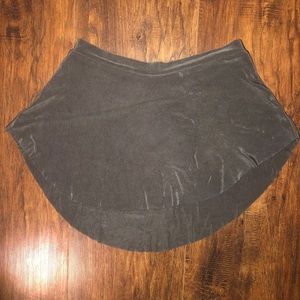 Gunmetal XS bulletpointe skirt